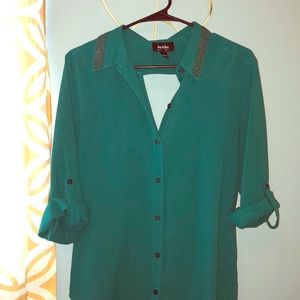 Teal Blouse
